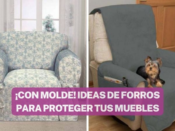 14 IDEAS DE FORROS PARA MUEBLES Y SILLAS CON MOLDE