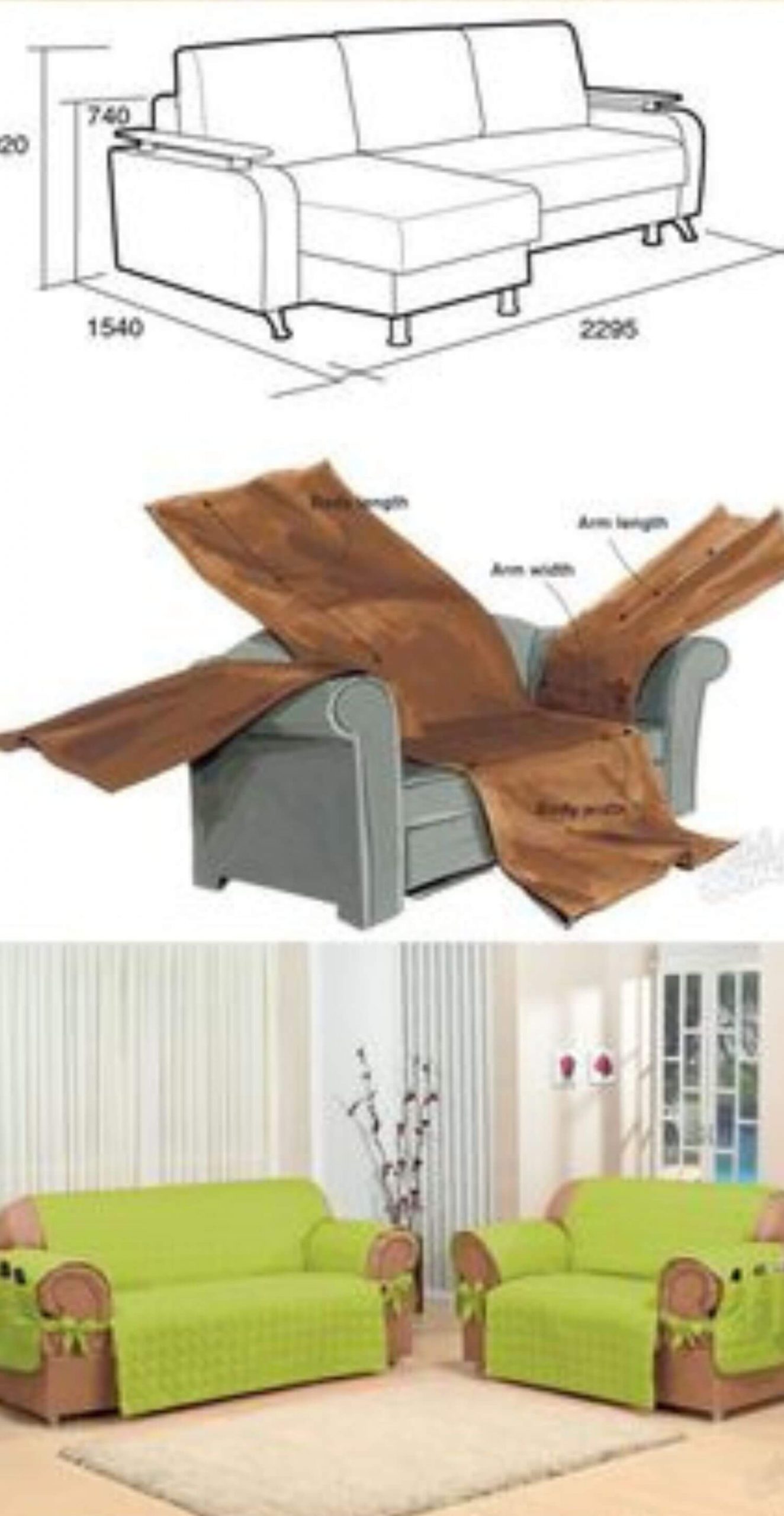 14 IDEAS DE FORROS PARA MUEBLES CON MOLDES