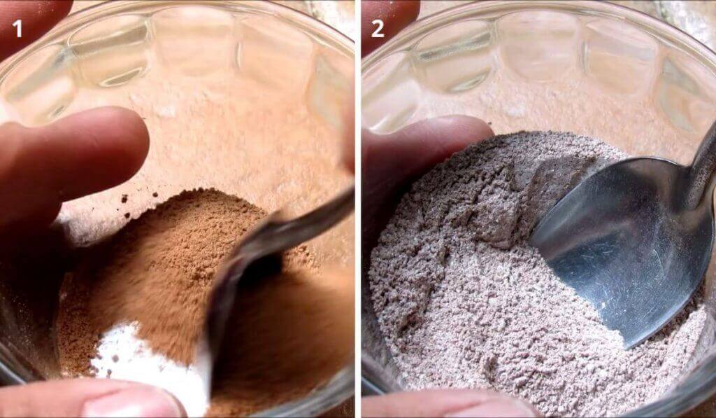 Cebo casero para eliminar ratones sin trampas: Mezcla de harina y cacao para ahuyentarlos.