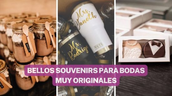 17 BELLÍSIMOS SOUVENIRS PARA BODAS QUE TE GUSTARÁ HACER