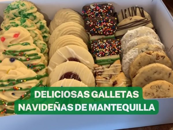 CÓMO HACER RICAS GALLETAS DE MANTEQUILLA PARA NAVIDAD