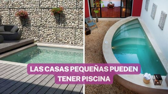 AUNQUE TENGAS UNA CASA PEQUEÑA, PUEDES TENER UNA PISCINA. ¡MIRA ESTAS IDEAS!
