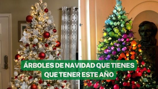 BELLÍSIMOS ÁRBOLES DE NAVIDAD QUE TIENES QUE TENER EN CASA ESTE AÑO