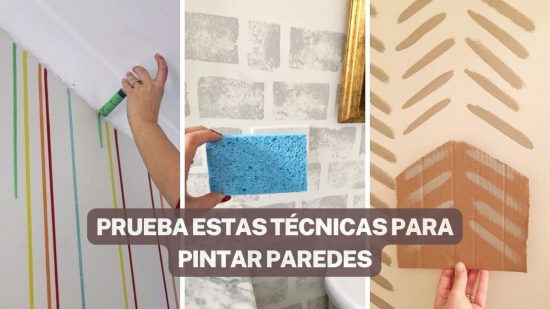 17 TÉCNICAS POCO CONVENCIONALES PARA PINTAR TUS PAREDES