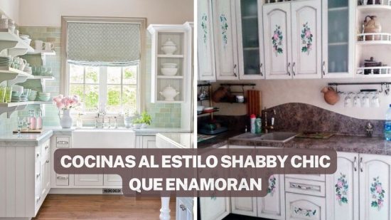 IDEAS DE DECORACIÓN DE COCINA AL ESTILO SHABBY CHIC