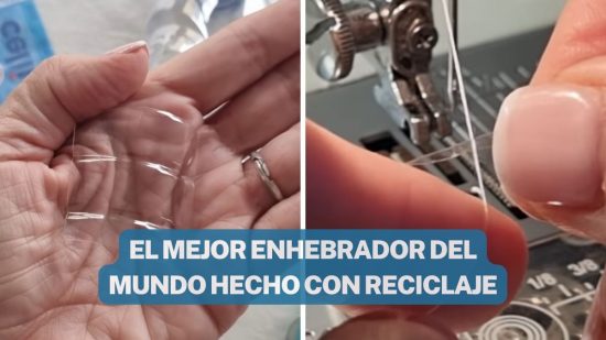 EL MEJOR ENHEBRADOR DEL MUNDO HECHO CON SOLO UNA BOTELLA PLÁSTICA