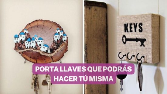 17 IDEAS DE PORTA LLAVES QUE PUEDES HACER TÚ MISMA