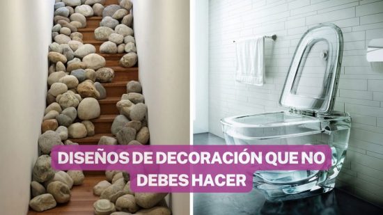 ÉSTOS SON LOS 17 DISEÑOS DE DECORACIÓN QUE NO DEBES HACER EN CASA