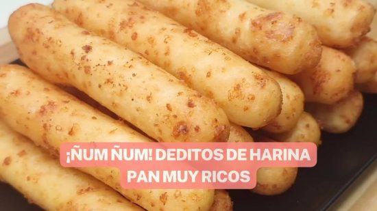 ¡CÓMO HACER DEDITOS DE HARINA PAN! RICOS Y DELICIOSOS
