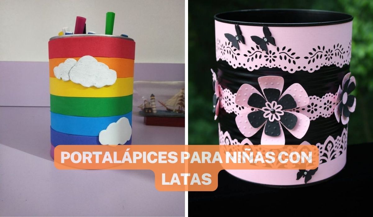 DIY Transforma latas en portalápices coloridos