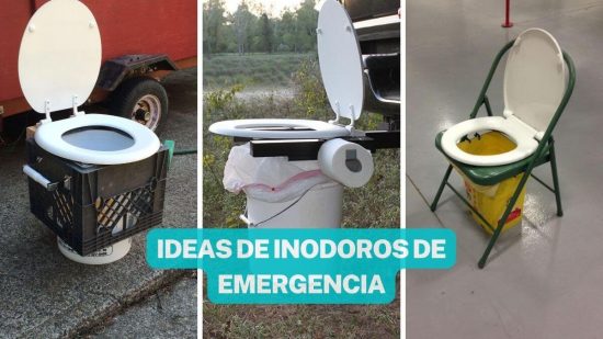 14 IDEAS DE INODOROS IMPROVISADOS PARA EMERGENCIAS