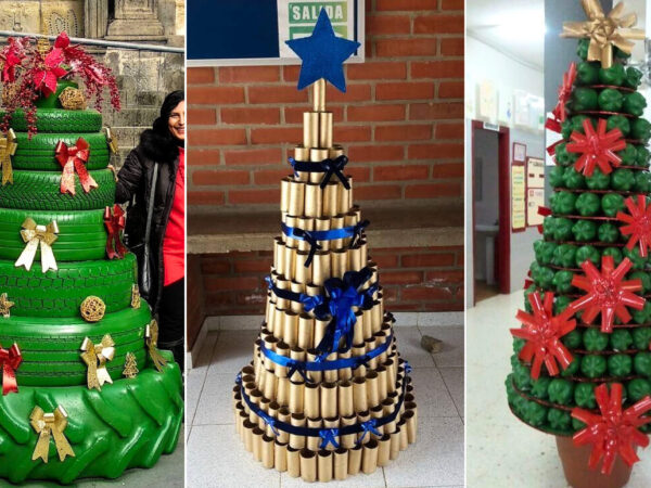 Crea Árboles de Navidad con Reciclaje: Ideas Sin Costo